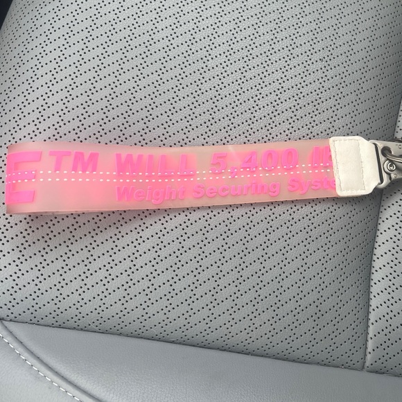 off-white pink wristlet - Picture 2 of 2